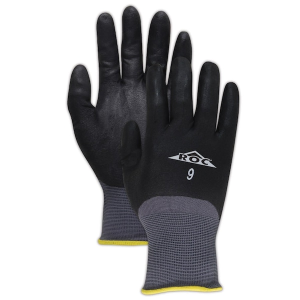 Magid Coated Gloves, 4 Abrasion Level, Gray, 6 12 PK GP110-6 - main